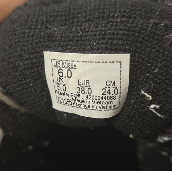 Vans Black and‎ White Checkered Sneakers - Picture 7 of 7